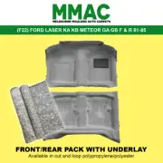 MOULDED CAR CARPET FITS (F22) FORD LASER KA KB METEOR GA GB F&R + UNDERLAY 81-85