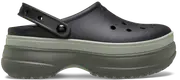 Crocs Classic Stacked Clog; Black, W6/M4