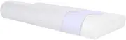 Slim Sleeper- Thin Memory Foam Pillow,Contour Slim & Low Cervical Profile, for Zen Relaxation Low Pillow, Pain Relief, for Stomacher, Back and Side Sleeper (19.6 x 11.8 x 3.1/2.3 inch,Normal)