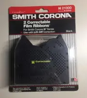 Vintage Smith Corona H21000 Correctable Film Ribbon 2 Pack New Sealed