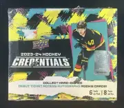2023/24 Upper Deck Credentials Hockey Factory Sealed Hobby Box