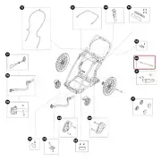 Thule Extension Cable Lamp Usb-C USB Cable for Thule Chariot Sports 2