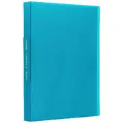King Jim A4 Fixed Display Book 60 Pocket Blue