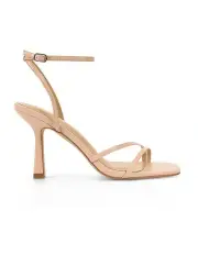 [Siren] Sprinkle Strappy Heels in Nude