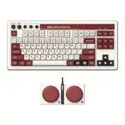 8Bitdo Retro Bluetooth Mechanical Gaming Keyboard, Programmable - Fami Edition