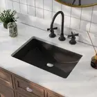 Deervalley Undermount Bathroom Sinks 20.88"X14.75" Rectangular Overflow Drain