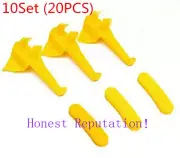 10Set (20PC) Tire Changer Nylon Mount Demount Head Duckhead Insert Rim Protector