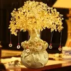 Natural Crystal Bonsai Money Tree Lucky Tree Feng Shui Money Tree Home Decor _mo