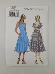 Vogue Sewing Pattern 9101 V9101 Women's Dress Size 14-22 NEW
