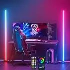 Corner Floor Lamp, 2 Pack RGB Corner Lamp with App/Remote/Button Control, Smart