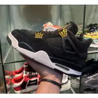 在飛比找蝦皮購物優惠-《二手寄賣》Air Jordan 4 黑金 US8 有原盒 