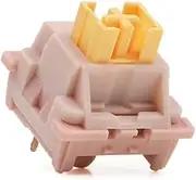 Outemu Custom Switches, 3Pin RGB Silent/Clicky/Linear/Tactile Similar Holy Panda Pre-Lubed Switch for Gaming Mechanical Keyboard (Color : Peach, Size : 110PCS)