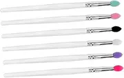 Baluue Makeup Brush Set Pcs Big Sequined Eye Shadow Brush Silicone Makeup Tools Portable Easy Cleaning for Home and Salon