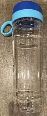 NEW 24 OZ. Clear and Blue Drinking Bottle - FREE SHIPPING