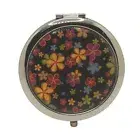 Compact Mirror Pocket Mirror Handbag Mirror Colorful Daisies