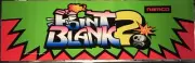 Point Blank 2 Arcade Marquee 26" x 8"