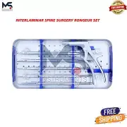 Interlaminar Spine Surgery Rongeur Endoscopic Bite Size 1 to 5mm Instrument Set