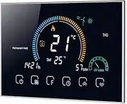 RAYWE 95-240V Wi-Fi Smart Thermostat Programmable Thermostat 5+1+1 Six Periods Voice APP Control Backlight LCD Water Heating Thermoregulator Compatible with Amazon Echo Google Home Tmall Genie
