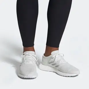 <MXX> 100%公司貨 Adidas PureBoost Go 白 襪套 編織 跑鞋 中底 全白 F35787 男女