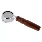 Portafilter Bottomless Curved Walnut Handle Faema