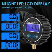 Digital Tire Pressure Gauge 200PSI Tire Inflator Pressure Gauge with 360° learc