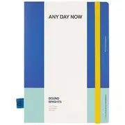 Any Day Now Bound Brights A5 Ruled Notebook Sky Blue
