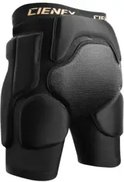 3D Hip Protective Padded Shorts EVA Tailbone pad Impact Gear for Sports SZ Small
