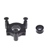 Black 1" 25mm / 1.5" 38mm CNC Adapter Fits 49cc 50cc 66cc 80cc Motorized Bicycle