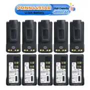 10PC 4800mAh PMNN4493AR Battery Type-C Charger for Motorola DP4800 APX1000/4000