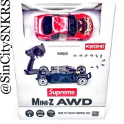 Supreme x Kyosho Mini-Z Nissan Skyline R33 Nismo AWD RC Car FW22 Sealed - NEW
