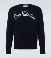 [Valentino] Valentino Chez Valentino virgin wool sweater AU 90 blue