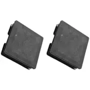 75mm x 75mm Plastic Square Caps Tube Pipe Inserts End Blanking 2 Pcs