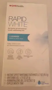 CVS Rapid White At Home Professional Teeth Whitening Kit 3 Shades Whiter 3 Days