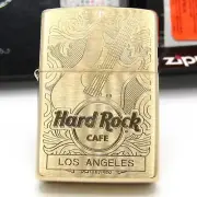 Hard Rock Cafe Los Angeles Solid Brass Zippo Oil Lighter 2018 MIB