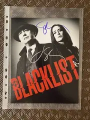 James Spader & Megan Boone Signed 8 X 10 Photo COA - The Blacklist