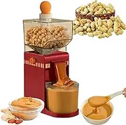 120W Electric Peanut Butter Machine, 500ml Sesame Maker with Non-Slip Base and Hourglass Entry, Kitchen Butter Maker for Peanuts, Cashews, Almonds, Hazelnuts, Corn