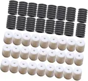 ARTSEWPLY 200Pcs Adjustable Silicone Mask Buckles Slip Ear Protectors for Customizing Mask Fit and Comfort Essential Mask Accessories for All Users