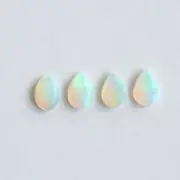 Pear 6 x 4mm set of 4 Australian light opals natural solid loose unset stone