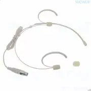 TA3F mini Headset Microphone for AKG Samson Wireless Omnidirectional Mics