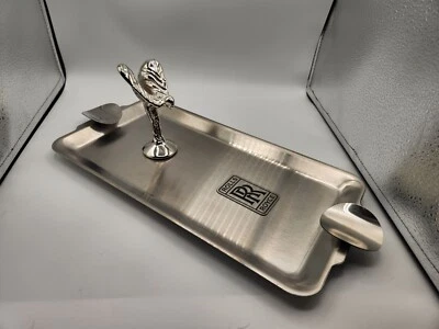 Rolls Royce Silver Cigar Holder Ashtray with Spirit of Ecstasy - Rare