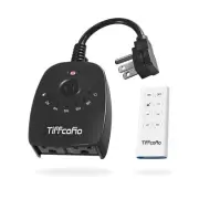 Outdoor Light Timer Waterproof Remote Control Dusk to Dawn Light Sensor Timer...