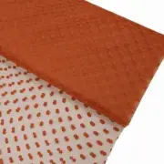 Orange POLKA DOTS WEDDING TULLE 60" x 10 yards DIY Party Favors Pew Bows Crafts