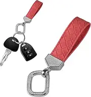 Fob - Portable Leather Car Keys - Interior Key Fob, Womens s, Car Key Holder, Mens Fob for Father's Day/Birthday
