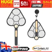 Electric Fly Swatter, Foldable Bug Zapper Racket, USB Rechargeable Fly Zapper,