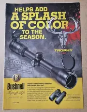 Bushnell Trophy XLT "A Splash Of Color" American Rifleman Print Advertisement