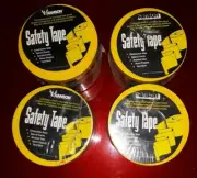 Hanson Safety Warning Tape, Yellow 3" x 300 ft., Caution Wet Paint set of 4