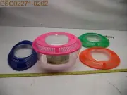 QTY = 22: Shell Shanty Hermit Crab & Small Animal Habitat B3, Multi Colored Lids