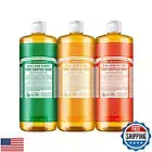 Dr. Bronner's - Pure-Castile Liquid Soap (32 oz Variety Pack) Almond, Citrus,