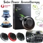 Car Air Purifier Solar Power Diffuser Aroma Perfume Essential Oil Rechargable