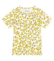 [Mini Rodini] Mini Rodini Flowers cotton-blend T-shirt Y 6/7 white